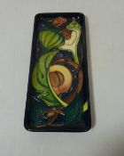 Moorcroft Queens Choice pattern pin tray, dated 2000, boxed,