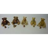 Five Steiff ceramic bears and miniature companions Condition Report <a