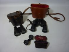 Two sets of binoculars and opera glasses Condition Report <a href='//www.