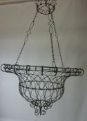 Hanging wirework planter Condition Report <a href='//www.davidduggleby.