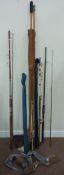 Shakespear 'super dynamic' 3m sea rod and six other sea rods (7) Condition Report