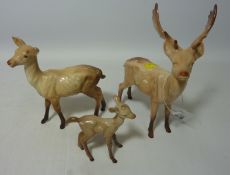Beswick deer family, stag, hind and fawn Condition Report <a href='//www.