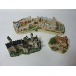 Danbury Mint Windsor Castle and Neuschwanstein Castle and one other Condition Report