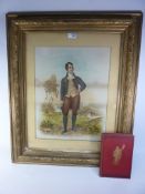 Robert Burns standing at The Big of Doon, chromolithograph published John McGready,