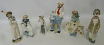 Six Spanish porcelain figure Condition Report <a href='//www.davidduggleby.