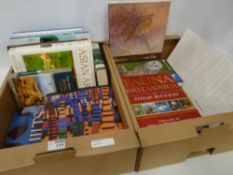 Two books on patchwork quilts, art books,