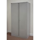 Triumph two door metal cabinet, W96cm, H184cm,