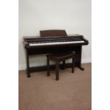 Technics PCM Digital Ensemble PR250 electric piano with stool and manuals,