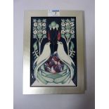 Moorcroft Talwin plaque, H22.5cm, boxed Condition Report <a href='//www.