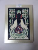 Moorcroft Talwin plaque, H22.5cm, boxed Condition Report <a href='//www.