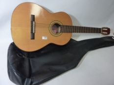 B M Sevilla acoustic guitar with leather case Condition Report <a href='//www.