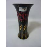 Moorcroft 'Night Rose' vase H25cm, boxed Condition Report <a href='//www.