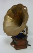 Windup horn gramophone Condition Report <a href='//www.davidduggleby.