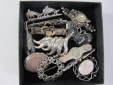 Victorian and later brooches,