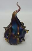 Glasform iridescent ring tree paperweight signed by John Ditchfield Condition Report