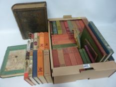 Books - 19th century family bible with engraved plates, a collection of Jan Stewer books,