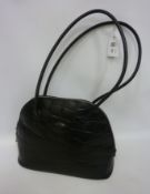 Mulberry Black Congo leather shoulder handbag,