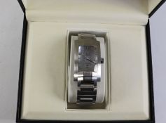Dunhill gentleman's automatic Swiss made stainless steel wristwatch UF 11216 8020 PL GB boxed