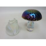 Two Glasform paperweights,