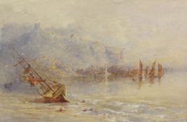 George Weatherill (British 1810-1890): The South Bay Scarborough,