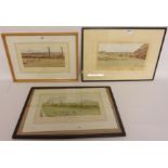 After Cecil Aldin (1870-1935): Hunting field signed original limited edition colour print 44/300