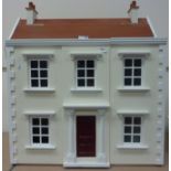 Dolls house, H 69cm with furniture,