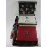 1977 proof coin sets including Barbados, British Virgin Islands; 1985, 1986, 1996,