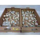 Crested china - collection of crested ware in two boxes Condition Report <a