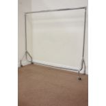 Chrome clothes rail on wheels, W183cm, H160cm Condition Report <a href='//www.