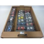 A collection of Diecast model rally cars,