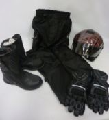 Clothing/ Accessories - Women's motorcycle clothing - 'KBC' helmet size small (55-56cm),