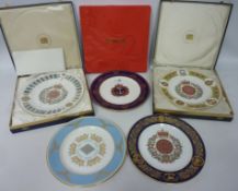 A collection of Spode limited edition military plates including the Royal Navy, The Black Watch,