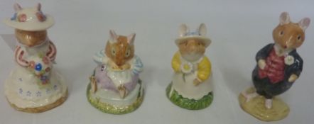 Four Royal Doulton Brambly Hedge figures Condition Report <a href='//www.