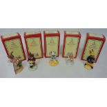 Five Royal Doulton Bunnykins - 'Goodnight', 'Fireman', 'Little Jack Horner',