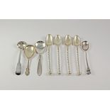 Danish silver caddy spoon by PF Copenhagen 1958,