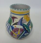Early Poole pottery Art Deco style vase,