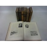 Books - 1837 leather bound edition of Oliver Twist,