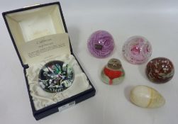 Caithness paperweight by Peter Holmes,