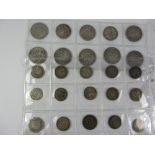 Collection of Victorian and 19th century silver coins (25) Condition Report <a