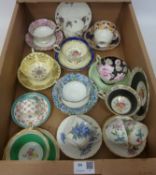 Early 20th Century and later cabinet cups in one box Condition Report <a