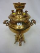 South African brass samovar, H 41cm Condition Report <a href='//www.