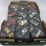 A large quantity of Vintage style and modern Vitesse Diecast model rally cars,