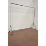 Chrome clothes rail on wheels, W183cm, H160cm Condition Report <a href='//www.