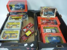 Bburago and other Diecast model rally cars in two boxes Condition Report <a