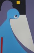 Ralph Webster Tucan & Birth signed and dated 7-28 & 1-16 screen prints 52cm x 78cm including