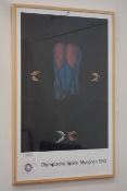 1972 Munich Olympic Poster, by Paul Wunderlich,