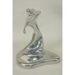 Hoselton aluminium stylized golf trophy signed, Lexus, Hull Golf Club 2001,