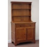 Yorkshire oak - 'Acornman' dresser fitted with two drawers,