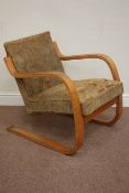 1930s Alvar Aalto for Finmar LTD open arm chair 34/402, pre Artek,