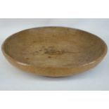 Yorkshire oak - 'Mouseman' adzed fruit bowl,